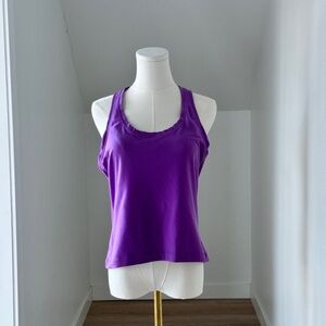 Athleta Purple Sleeveless Tank Top